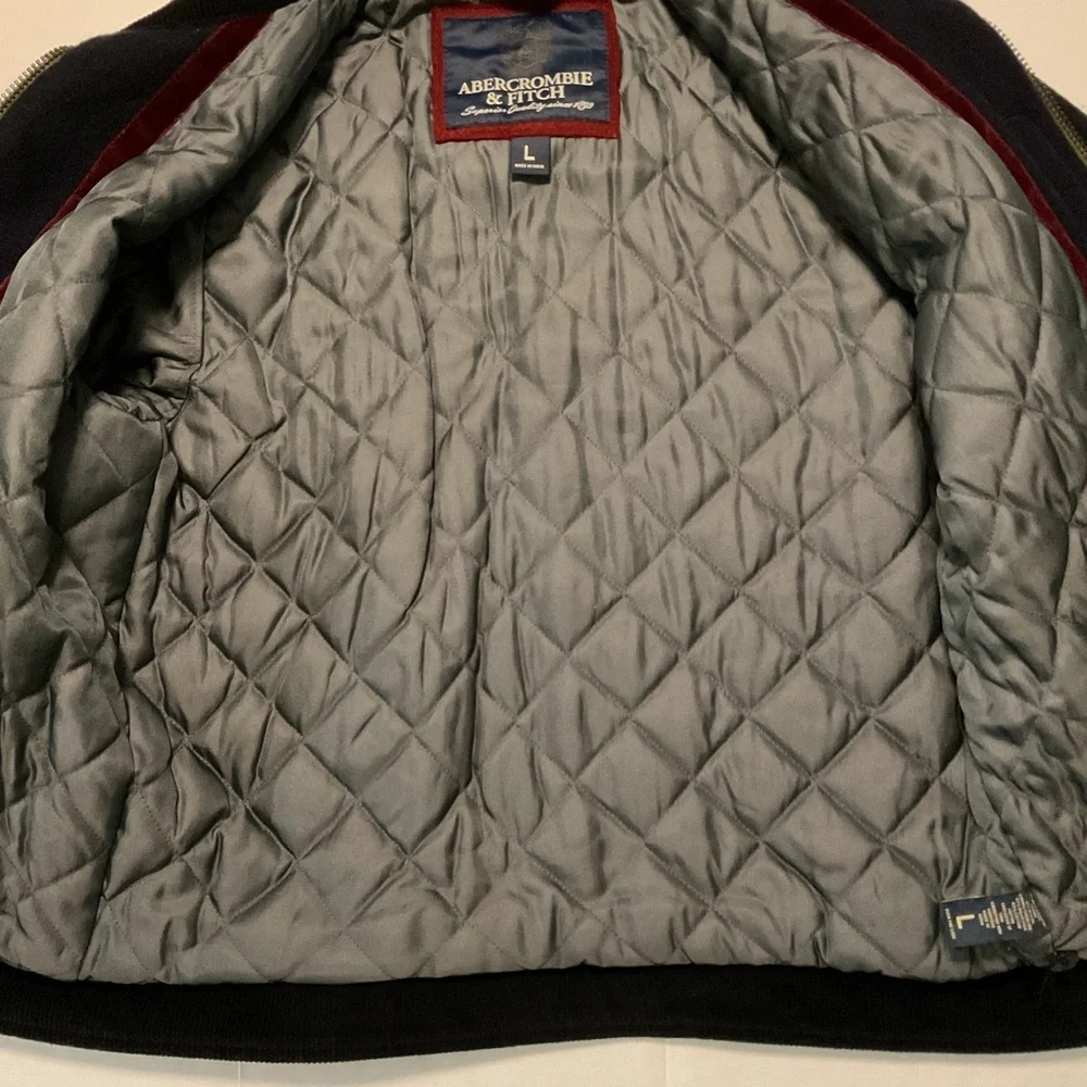 Abercrombie & Fitch‎ Men’s Wool-Blend Jacket Navy Blue